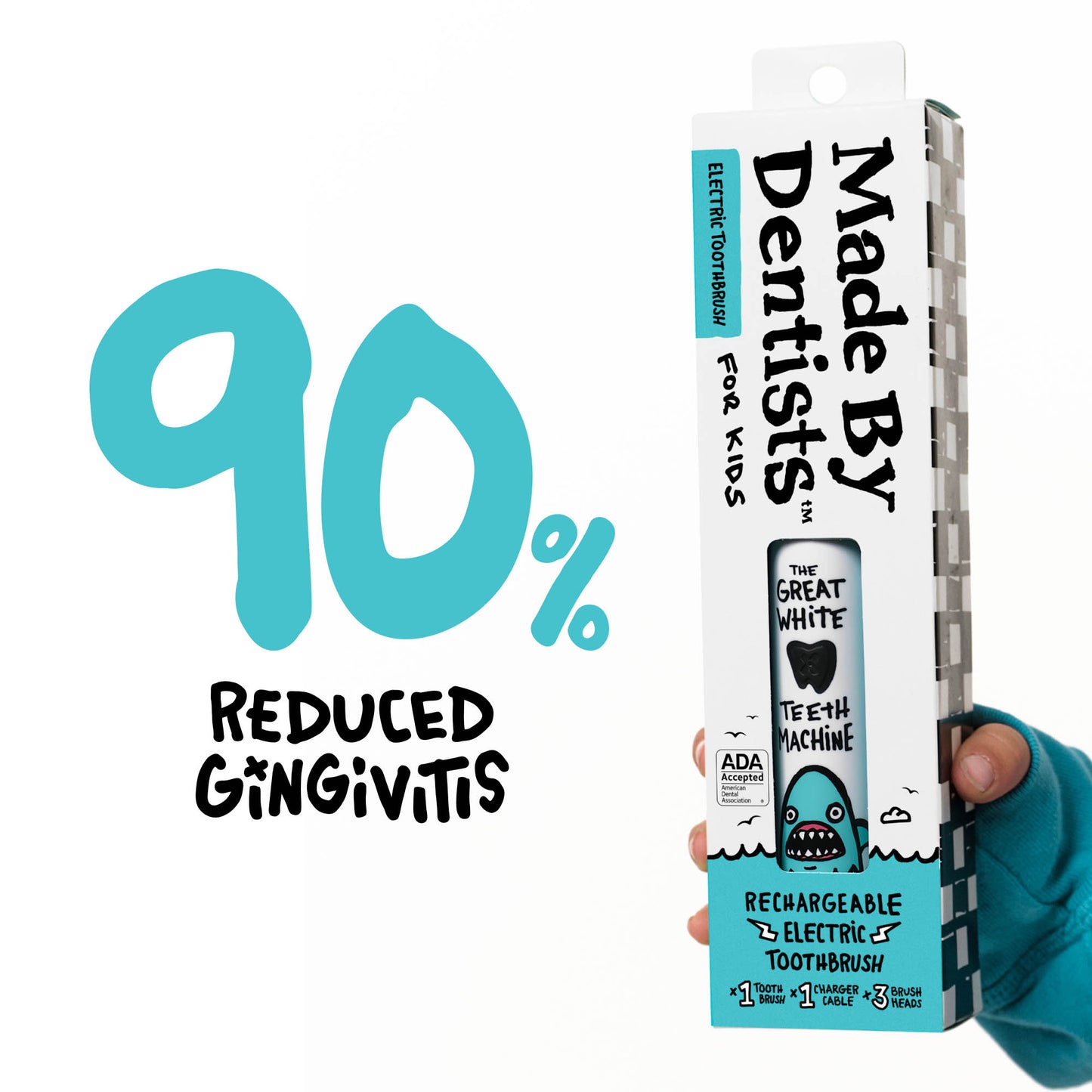 Shark Electric Toothbrush + 6 Brush Heads