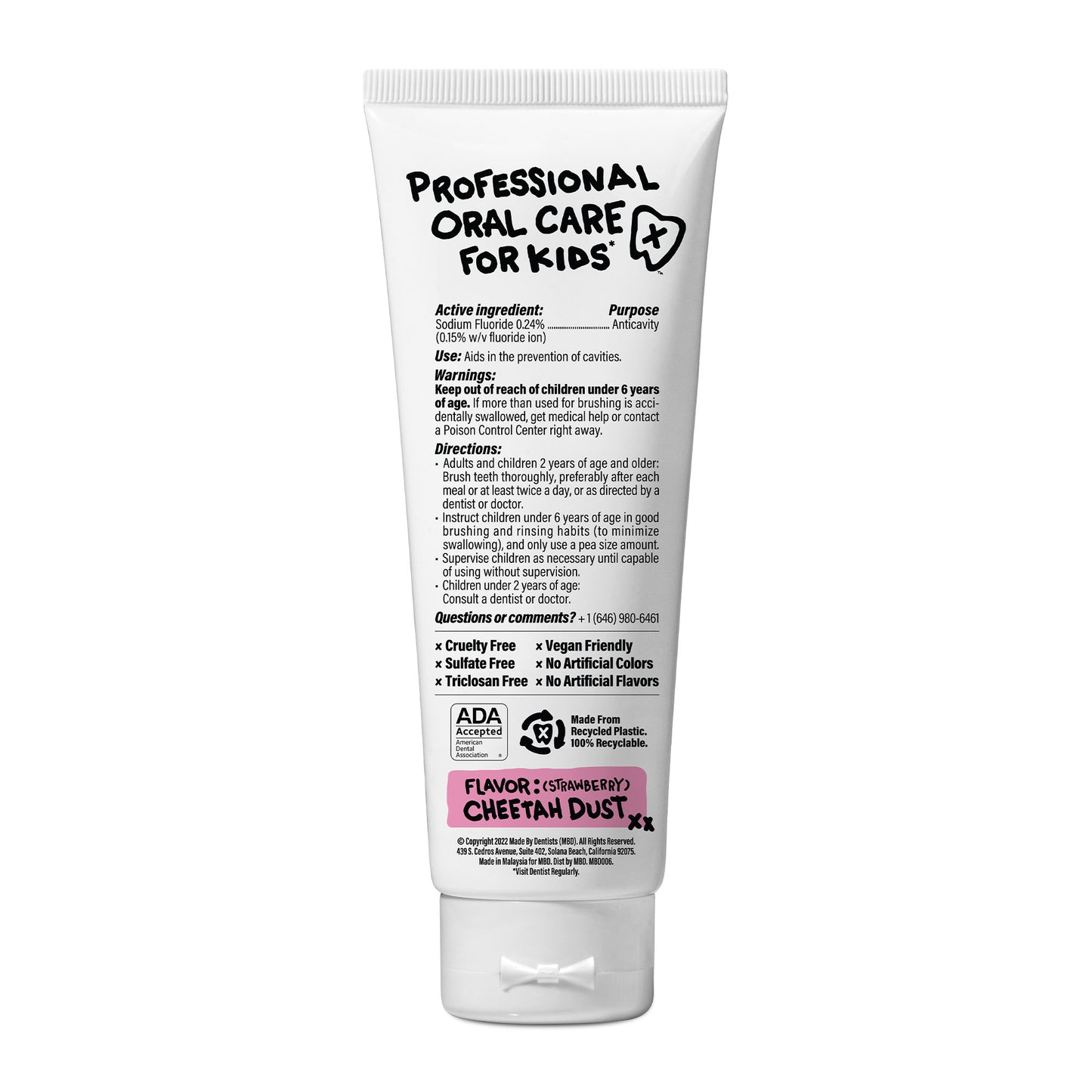 Cheetah Toothpaste (4pk)