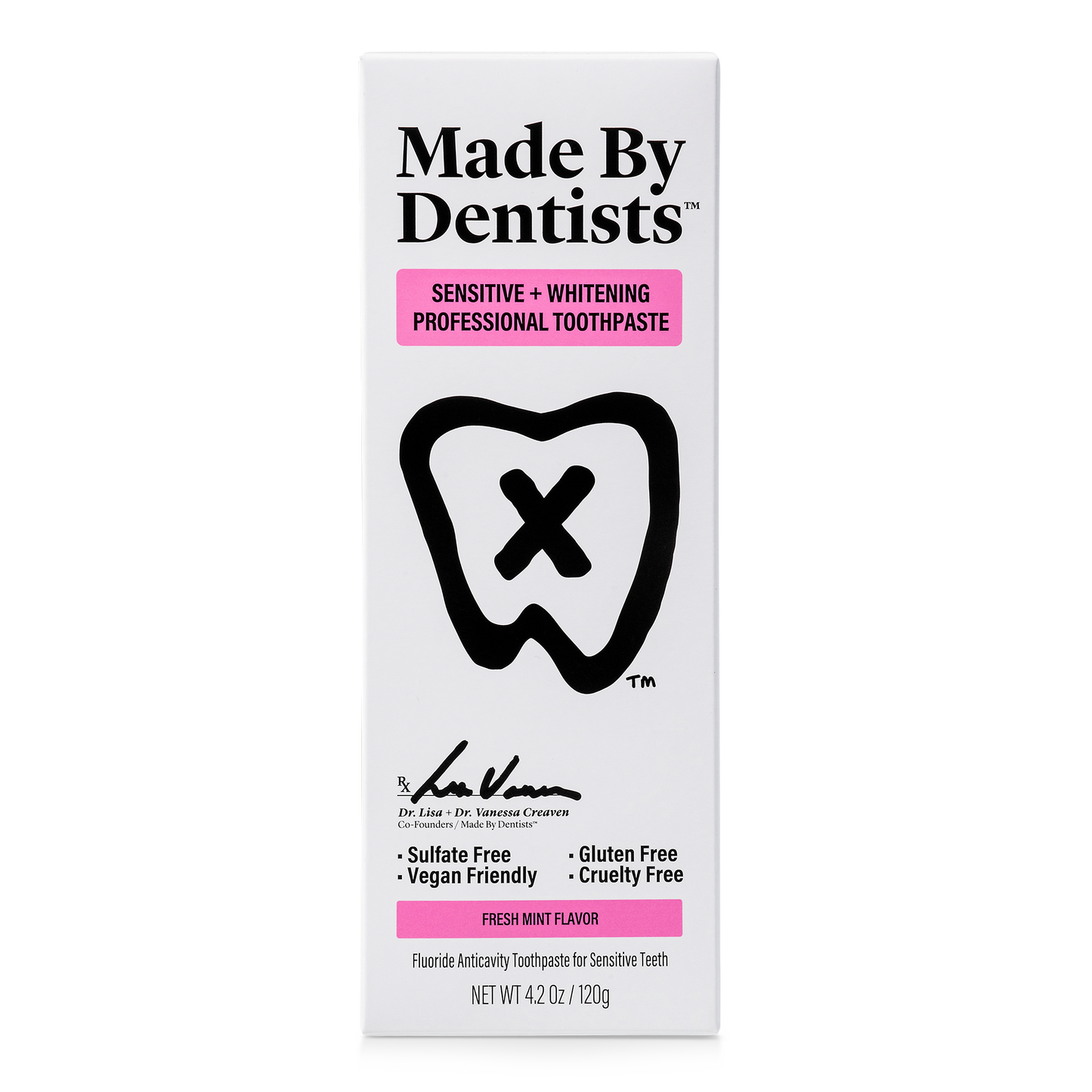 Sensitive + Whitening Professional Toothpaste X4 Bundle