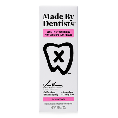 Sensitive + Whitening Professional Toothpaste X4 Bundle