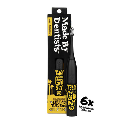 “Today Was A Good Day” Electric Toothbrush + 6 Heads