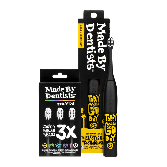 “Today Was A Good Day” Electric Toothbrush + 6 Heads