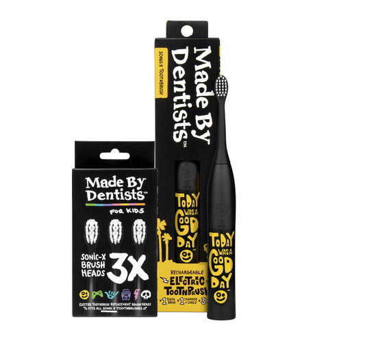 “Today Was A Good Day” Electric Toothbrush + 6 Heads