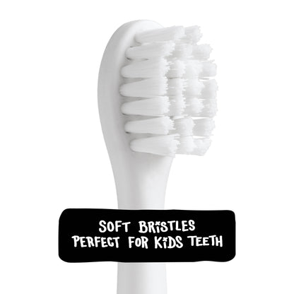 Made By Dentists Kids Electric Toothbrush Replacement Heads – 6 Heads (2x3) - Soft Bristles Brush Head for Gentle Care, 18 Months Supply