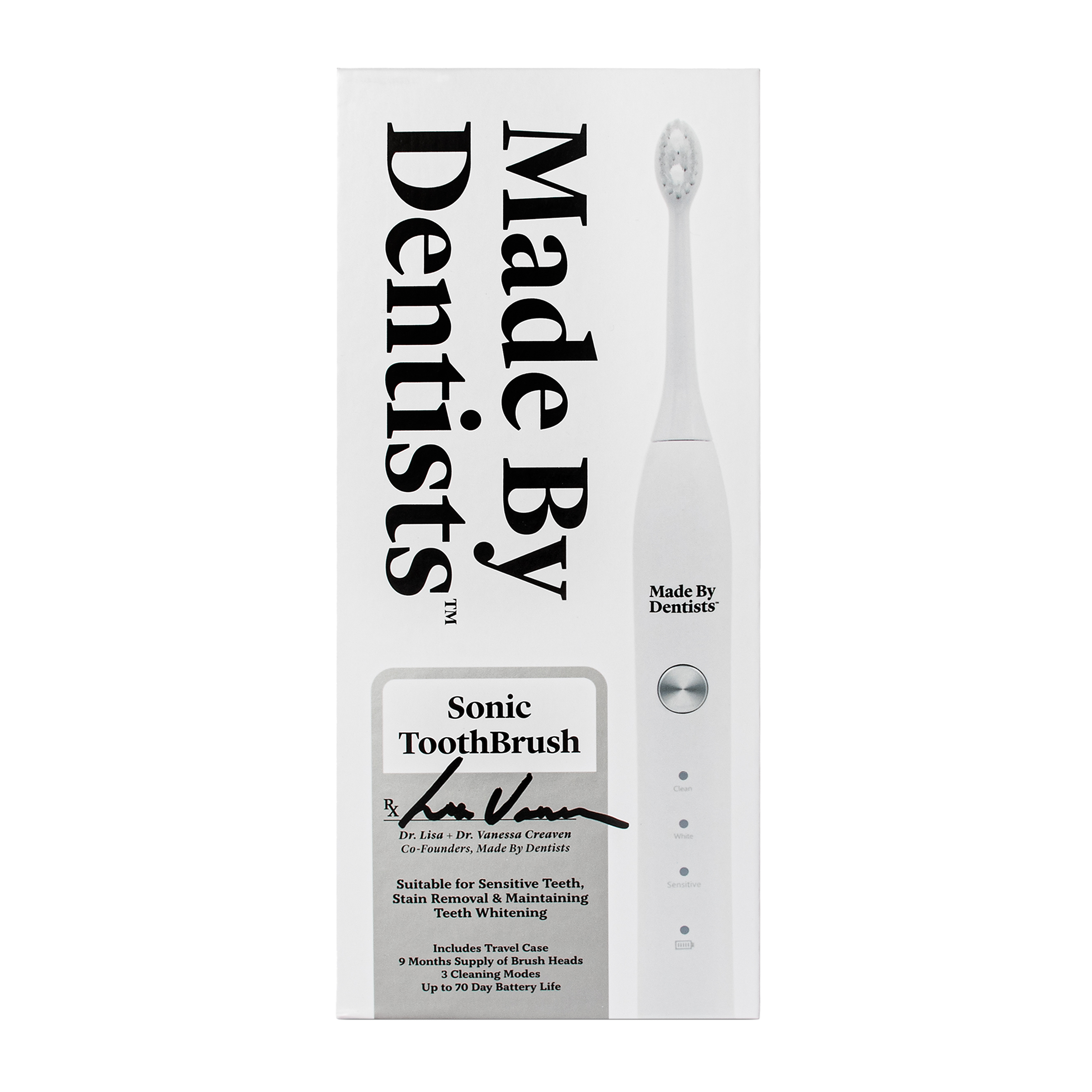 Sonic Toothbrush - White – Made By Dentists