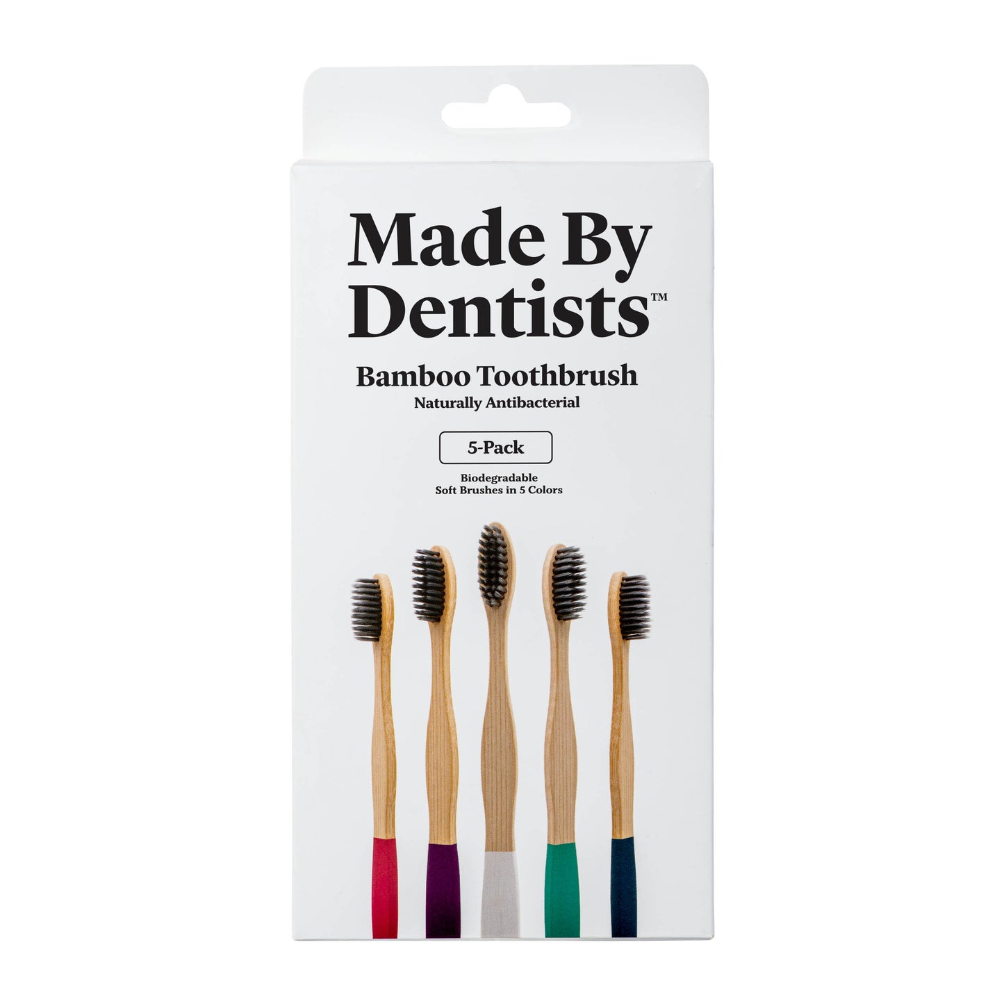Bamboo Toothbrushes 5-Pack