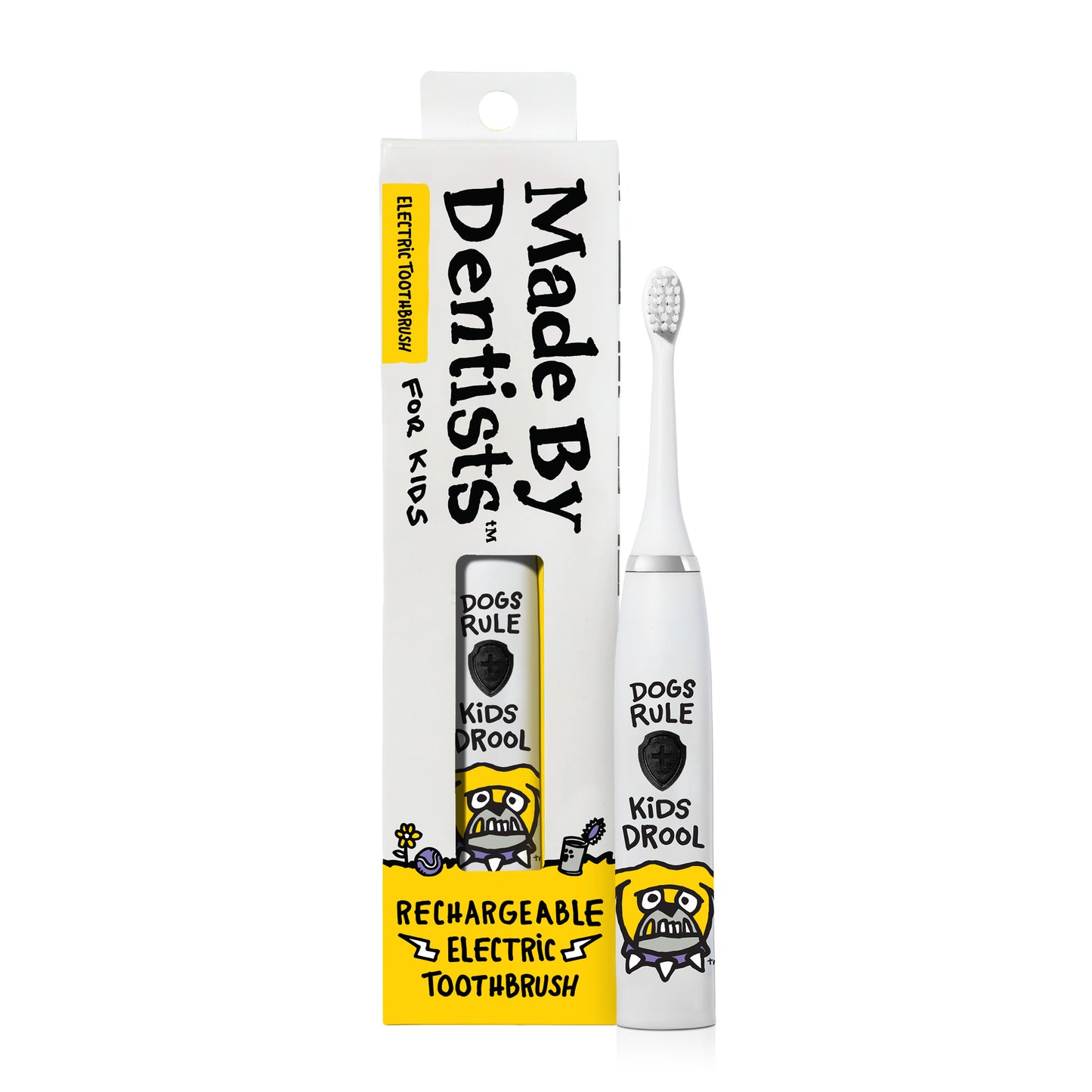 Kids "Bulldog" Rechargeable Electric Toothbrush