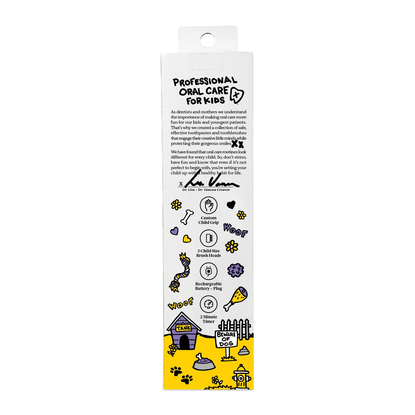 Kids "Bulldog" Rechargeable Electric Toothbrush