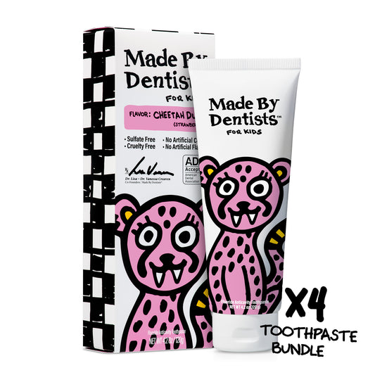 Kids "Cheetah" Toothpaste X4 Bundle