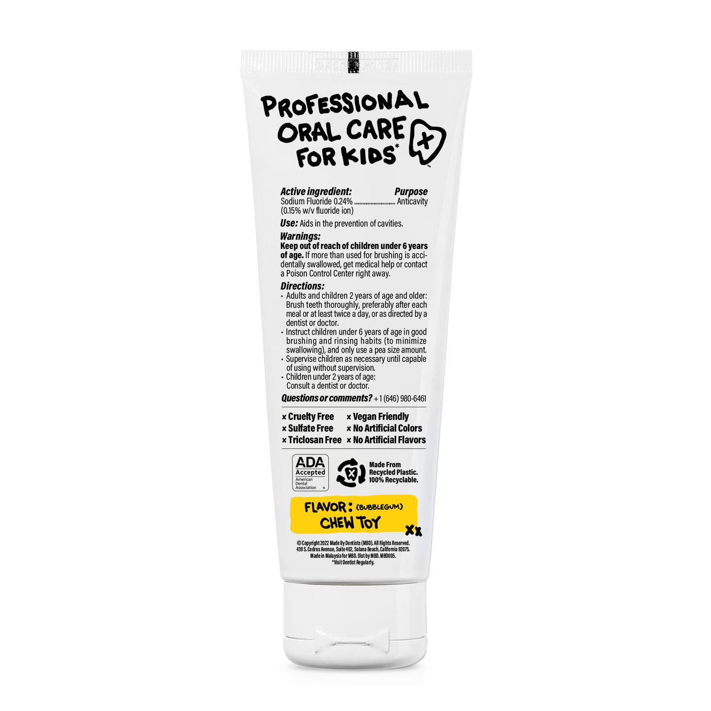 Kids "Bulldog" Toothpaste