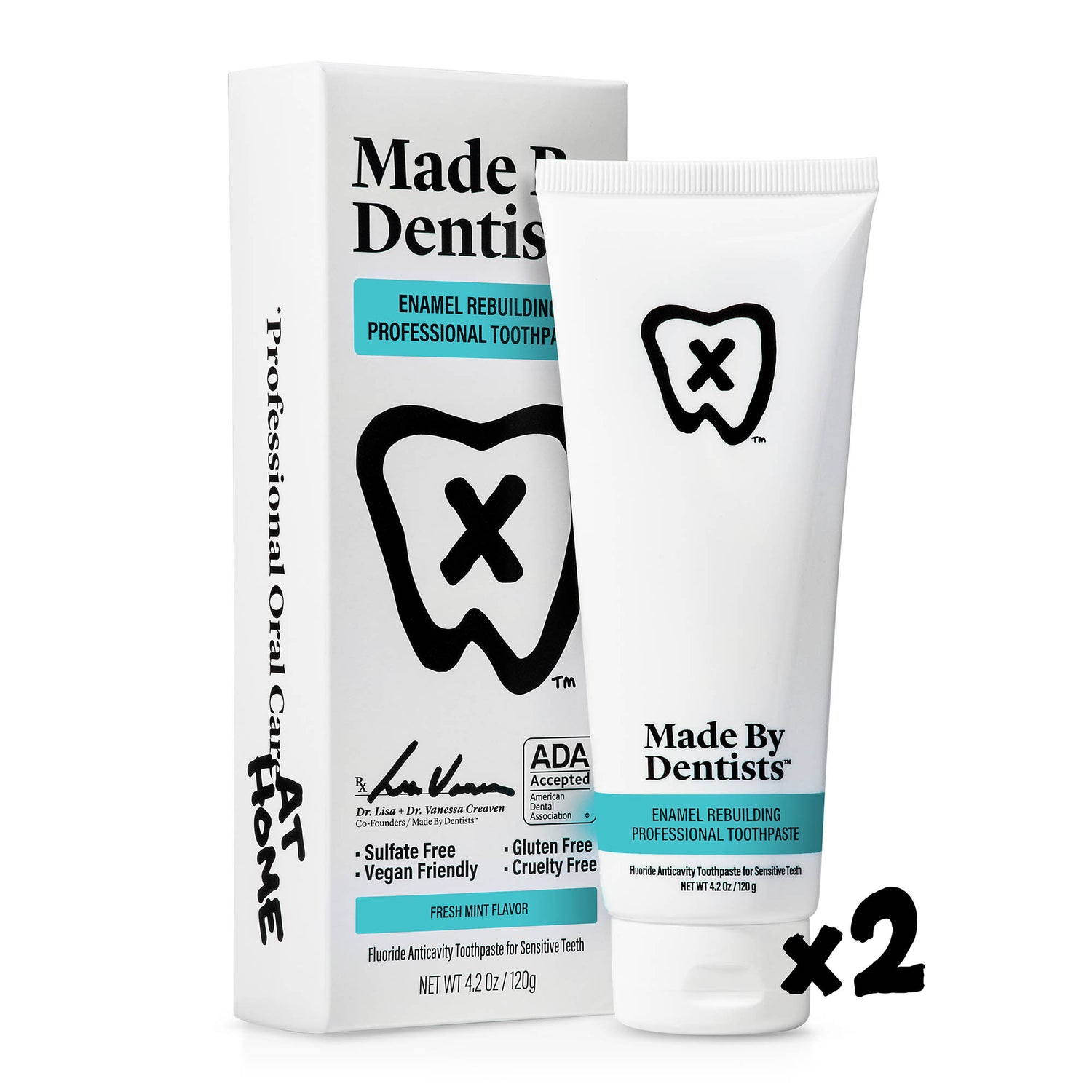 Made by Dentists Enamel Rebuilding Professional Toothpaste