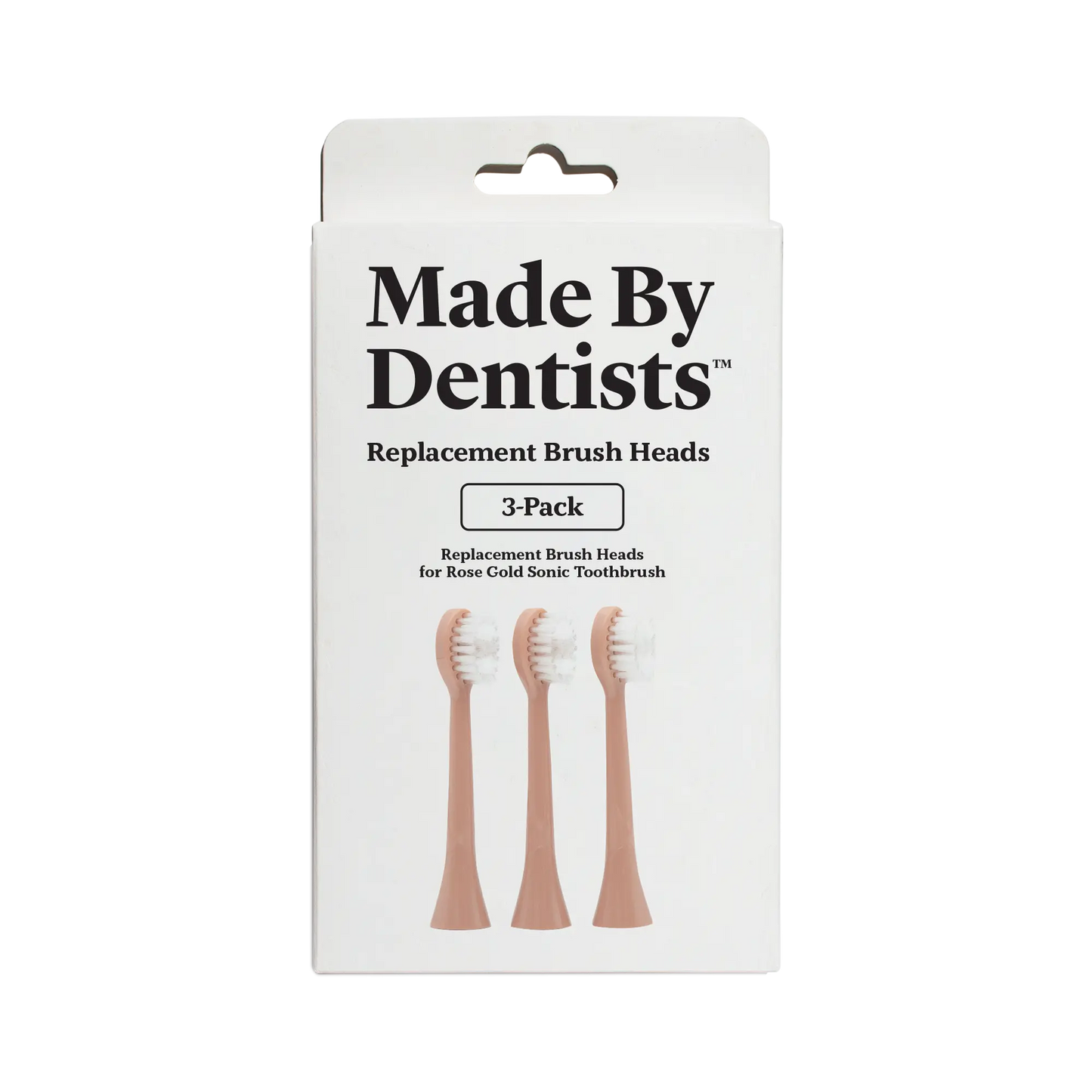 Sonic Toothbrush Replacement Heads - Rose Gold