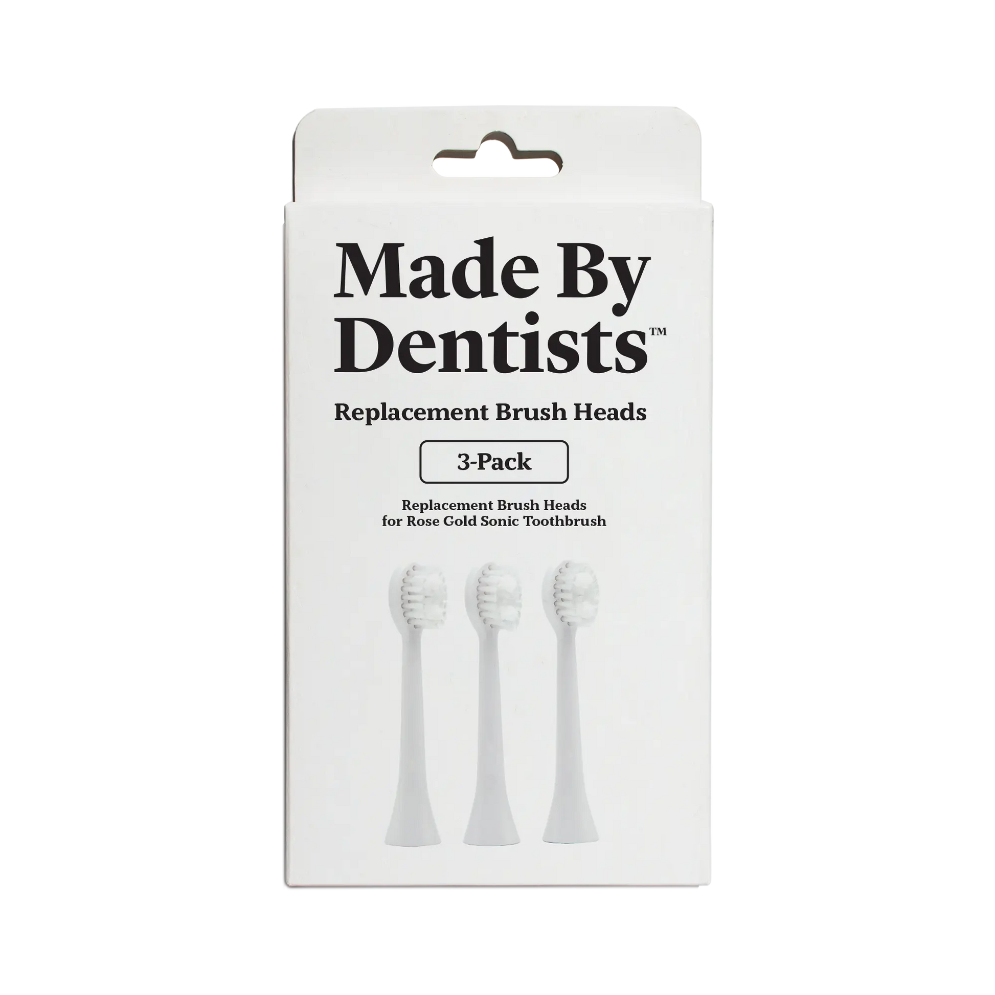Sonic Toothbrush Replacement Heads White