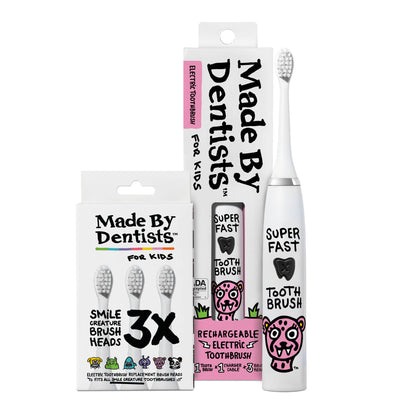 Cheetah Electric Toothbrush + 6 Brush Heads