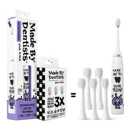 Alien Electric Toothbrush + 6 Brush Heads