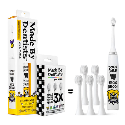 Bulldog Electric Toothbrush + 6 Brush Heads