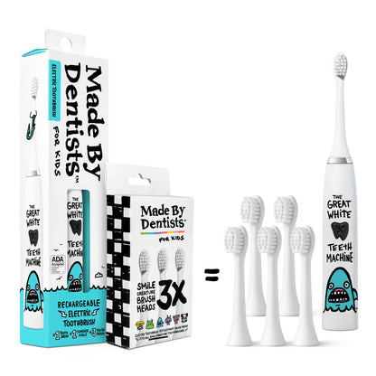 Shark Electric Toothbrush + 6 Brush Heads