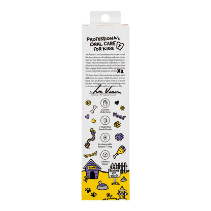 Kids "Bulldog" Rechargeable Electric Toothbrush