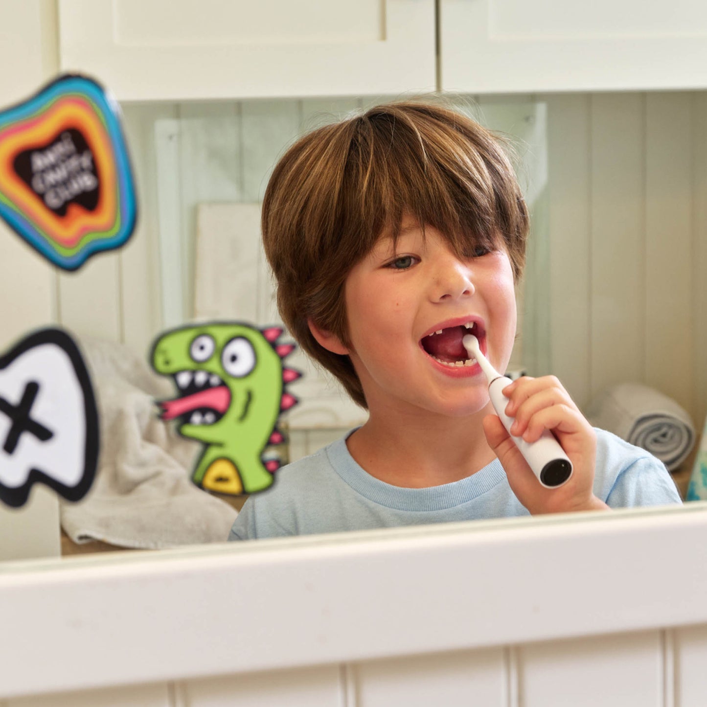Dino Electric Toothbrush + 3 Brush Heads