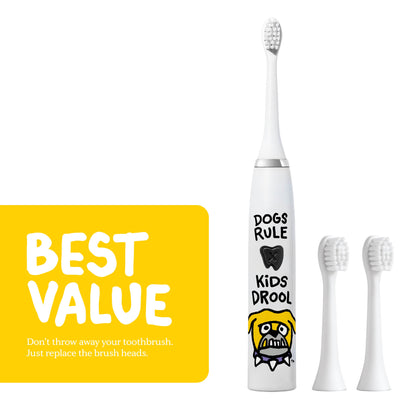 Bulldog Electric Toothbrush + 6 Brush Heads
