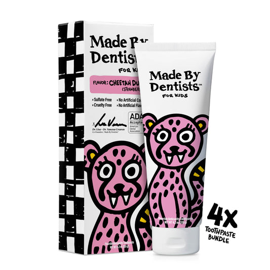 Cheetah Kids Toothpaste 4-Pack