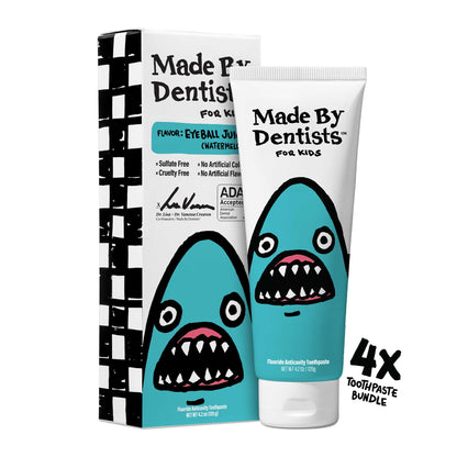 Kids "Shark" Toothpaste X4 Bundle