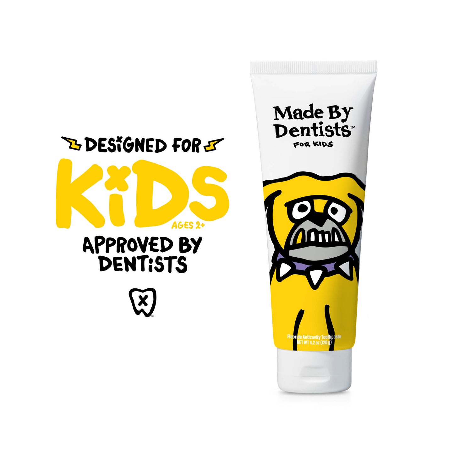 Bulldog Kids Toothpaste 4-Pack