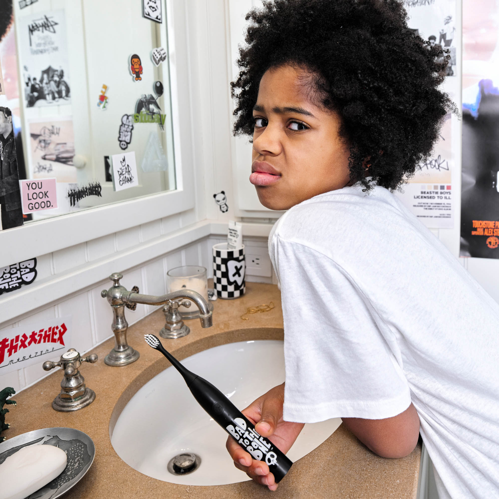 Sonic X “Bad To The Bone” Rechargeable Electric Toothbrush – Made