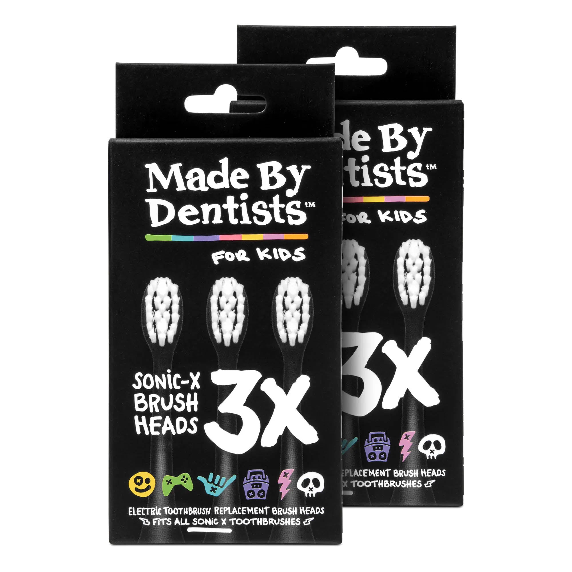 Sonic X Replacement Brush Heads – Made By Dentists