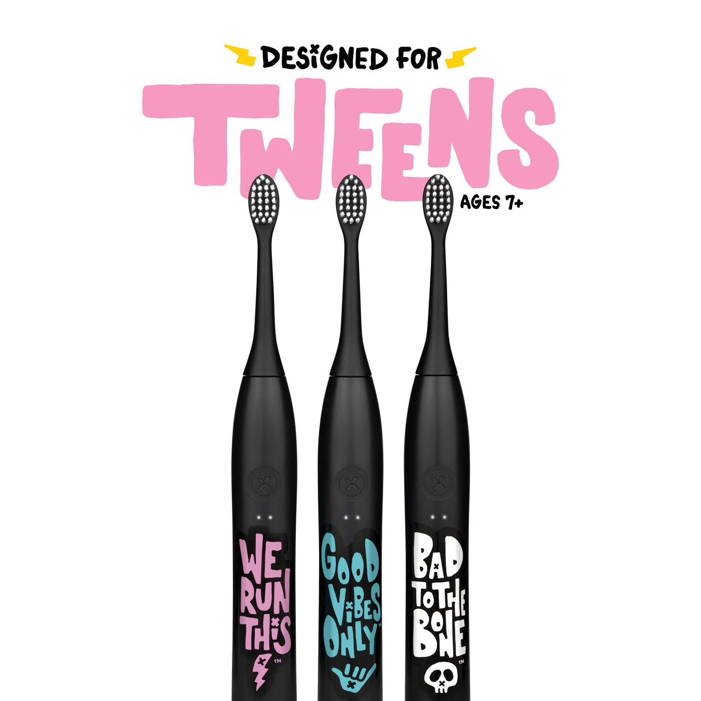 “We Run This” Electric Toothbrush + 6 Heads