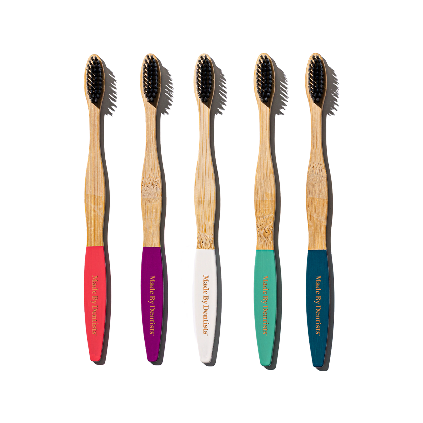 Bamboo Toothbrushes - 5 Pack