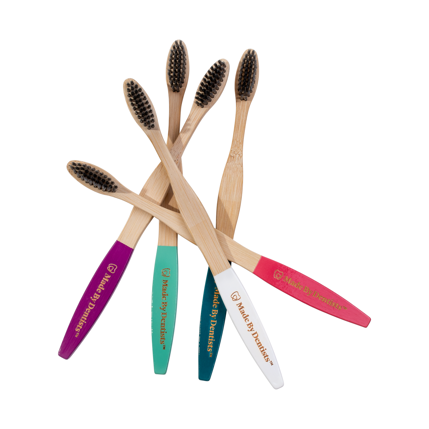 Bamboo Toothbrushes - 5 Pack