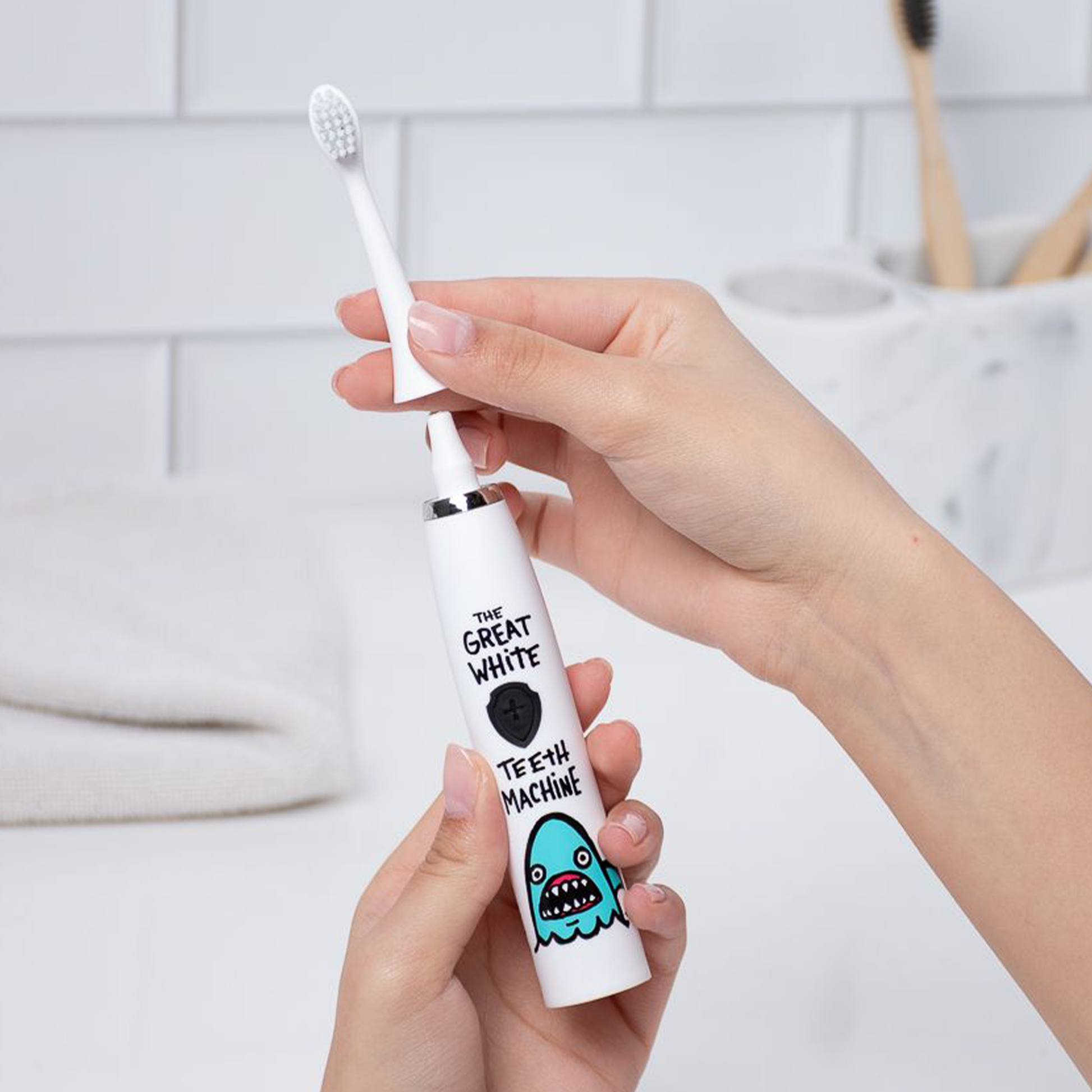 Kids Shark Electric Toothbrush – Made By Dentists